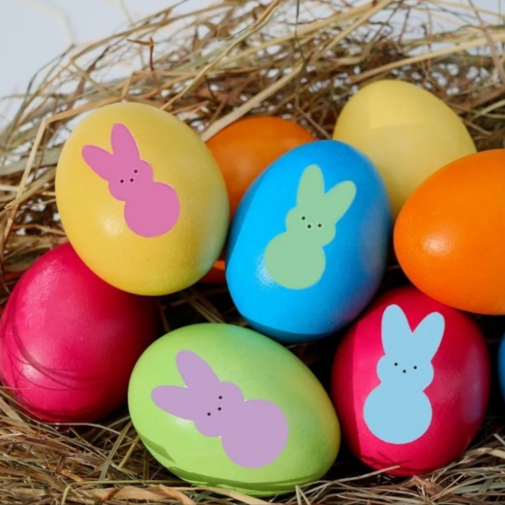 New 50pk Peeps Bunny 🐰 🐇 Stickers